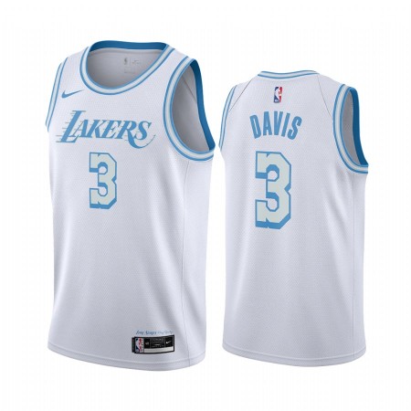 Los Angeles Lakers Anthony Davis 3 2020-21 City Edition Miesten Pelipaidat Swingman